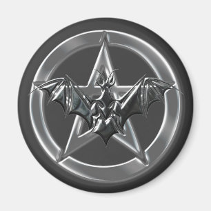 Pentaclefladdermöss Magnet