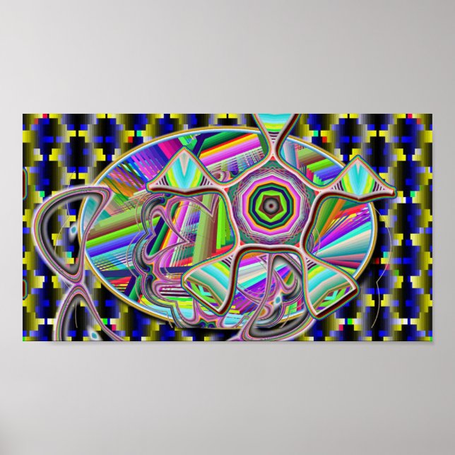 Pentagon Alien (lägg till ord) Poster (Framsidan)