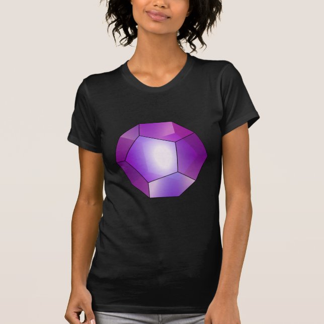 Pentagon Dodekaeder Dodecahedron Tee (Framsida)