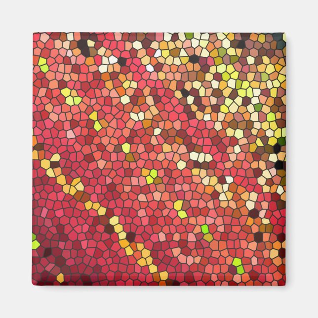 Pentagon Mosaic Magnet (Framsidan)