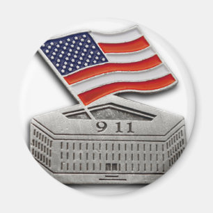 PENTAGON USA FLAGGA MAGNET