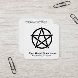Pentagram Fyrkantigt Visitkort