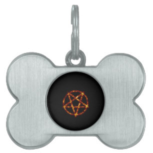 pentagram ID-bricka husdjur
