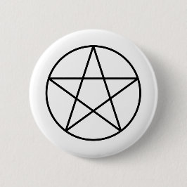 Pentagram inom cirkel knapp