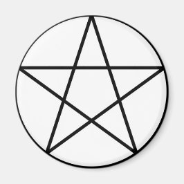 Pentagram inom cirkel magnet