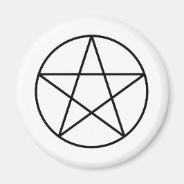 Pentagram inom cirkel magnet