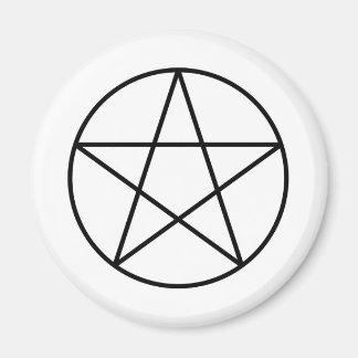 Pentagram inom cirkel magnet