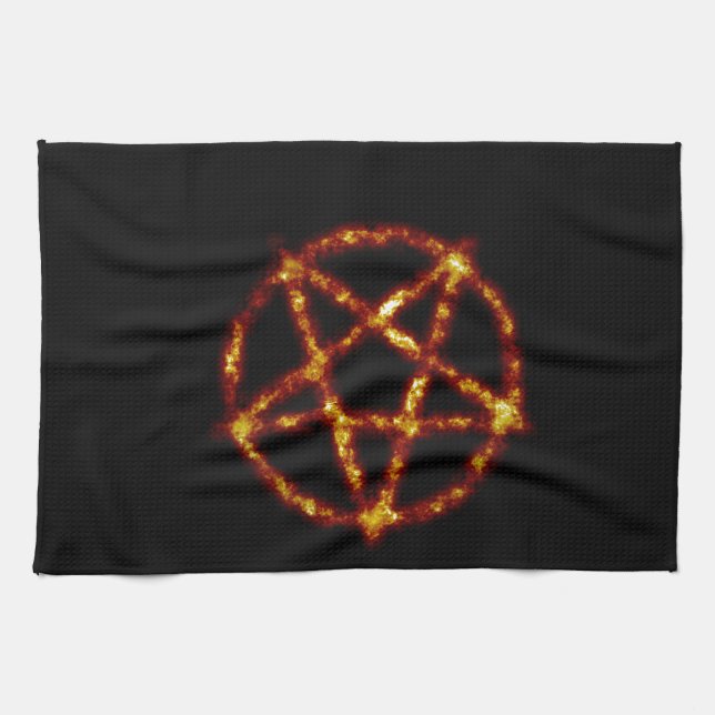 pentagram kökshandduk (Horisontell)