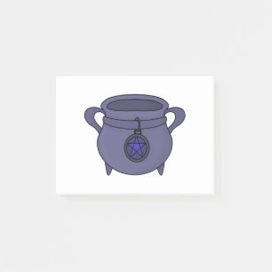 Pentagram Pentacle Cauldron Post-it Block
