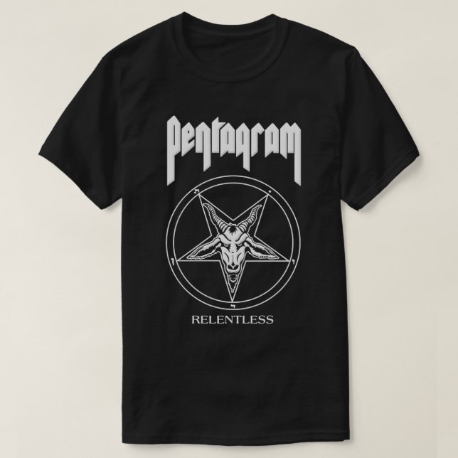 Pentagram Relentless Classic T-Shirt (Design framsida)