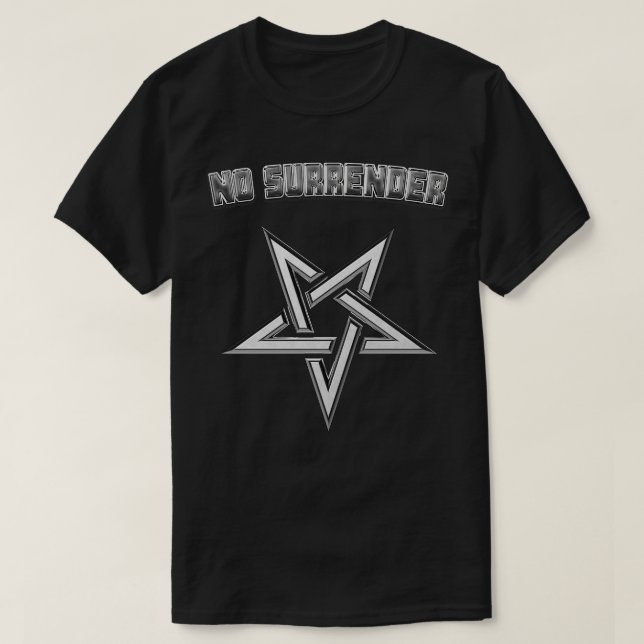 Pentagram Satan Occult Gothic Black Metall T Shirt (Design framsida)