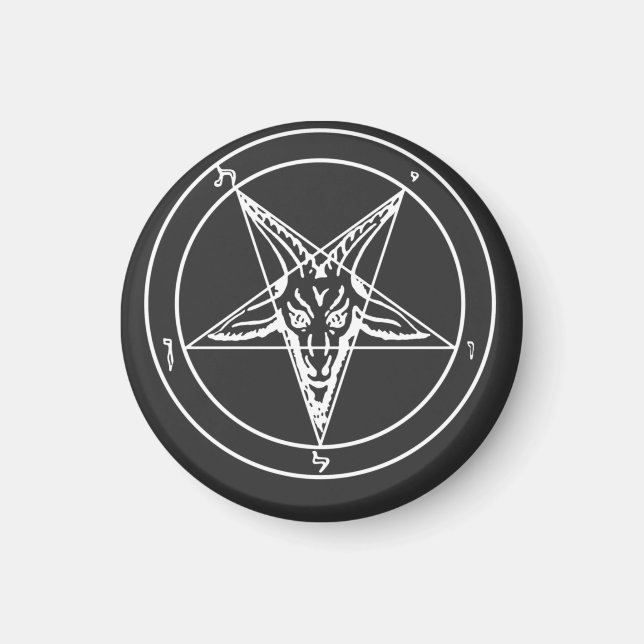 Pentagram - Sigil of Baphomet Magnet (Framsidan)