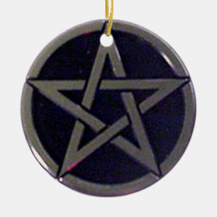Pentagram Silver Ornament eller Pendant