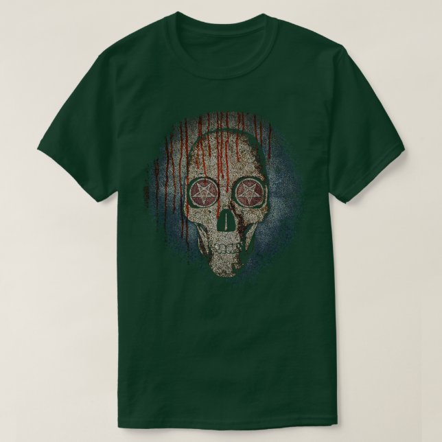 PENTAGRAM SKULL T SHIRT (Design framsida)
