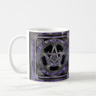 Pentagram Triskelion Ametyst Måne Kaffemugg