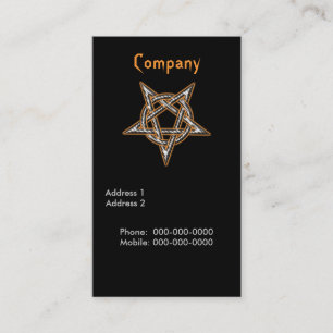 Pentagram Visitkort