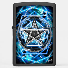 Pentagram wicca Zippo Lighter
