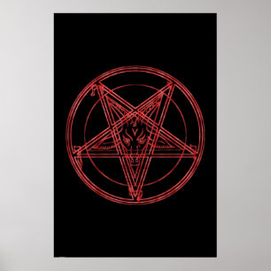 Pentagramaffisch Poster