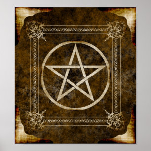 Pentagramaffisch Poster