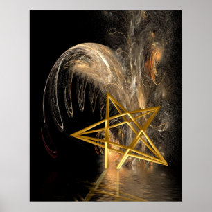 Pentagramresning Poster