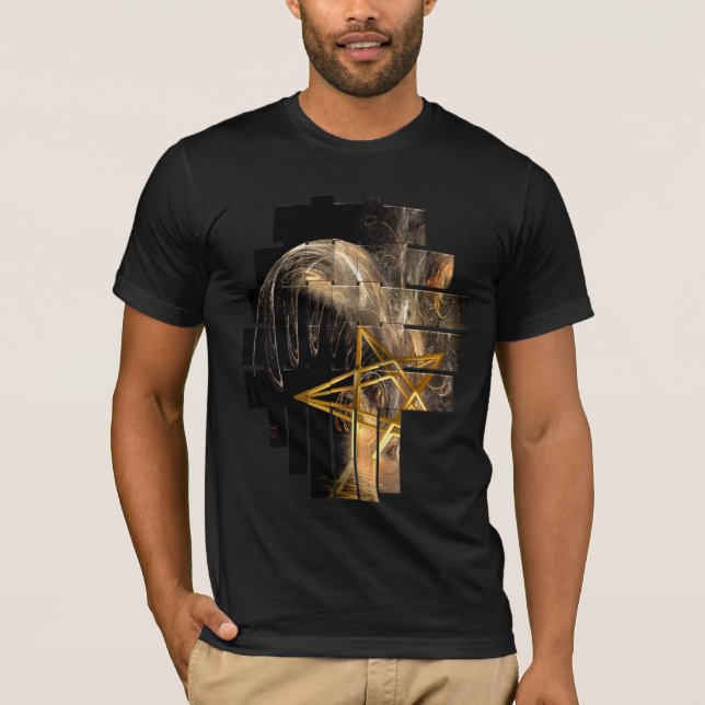 Pentagramresning Tee Shirt (Framsida)