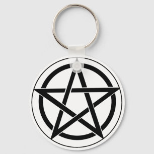 Pentagramsymbol Nyckelring