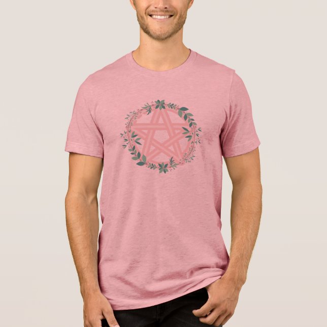 Pentakelkrona - pastellrosa t shirt (Framsida)
