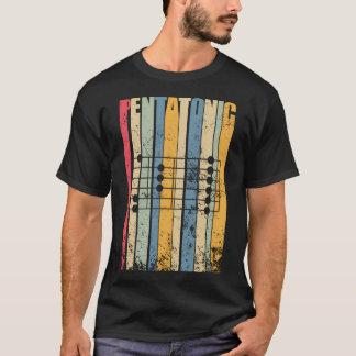 Pentatonic Guitar  Sten Blues Musician Riff T Shirt