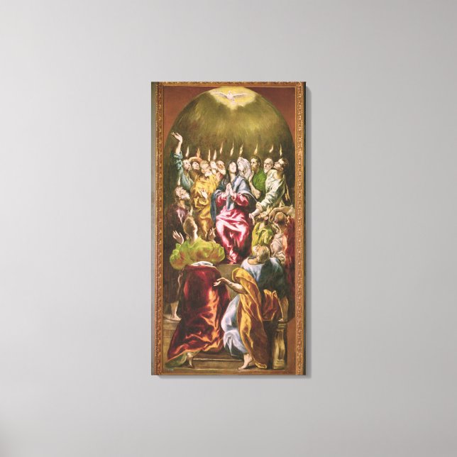 Pentecost, 1604-14 canvastryck (Framsida)