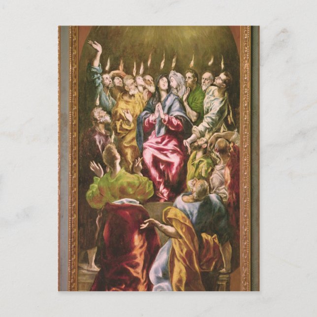 Pentecost, 1604-14 vykort (Framsida)