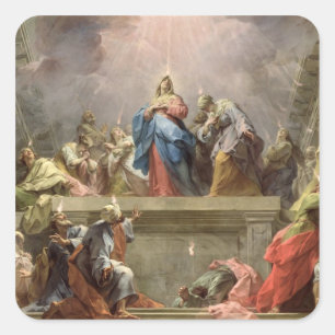 Pentecost, 1732 fyrkantigt klistermärke