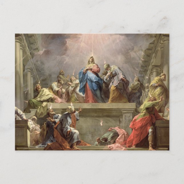 Pentecost, 1732 vykort (Framsida)