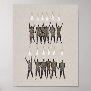 Pentecost Bible Art - Heliga Spirit Print, Tunga Poster
