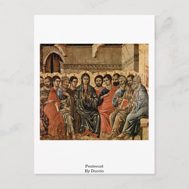 Pentecost by Duccio Vykort (Framsida)