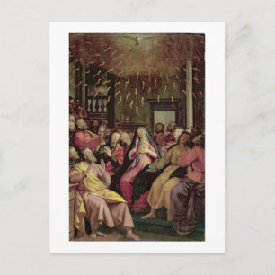 Pentecost, c.1598 (olja på panelen) vykort