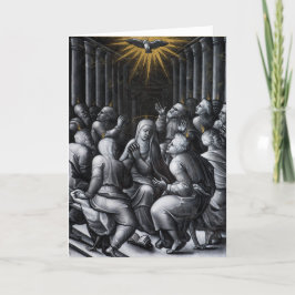 Pentecost Confirmation Artwork av Pierre Reymond Helgkort