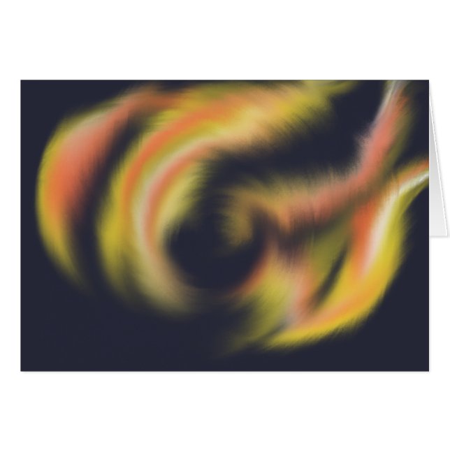 Pentecost Heliga Spirit Fire Christian Worship Art Hälsningskort (Framsidan Horizontal)