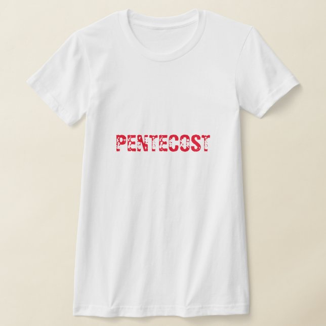 Pentecost. Heligans härkomst. T Shirt (Laydown)