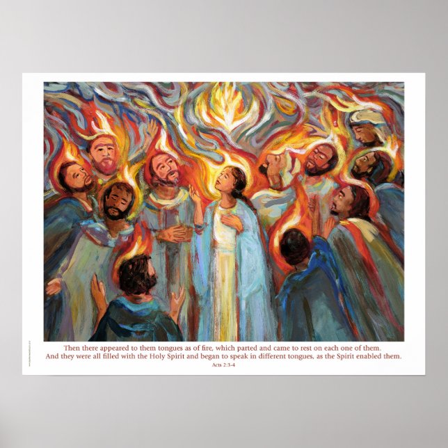 Pentecost Tunga of Fire Poster (Framsidan)