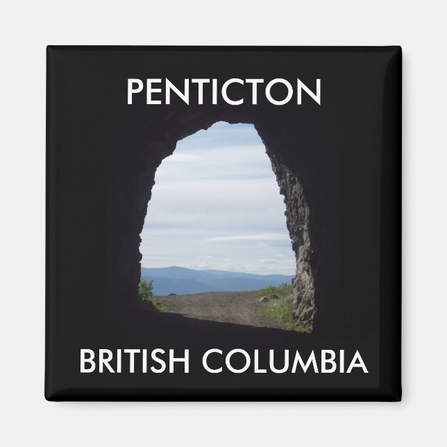 PENTICTON, BRITISH COLUMBIA Fridge Magnet (Framsidan)