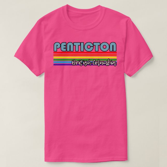Penticton British Columbia Pride Penticton LGBT G T Shirt (Design framsida)