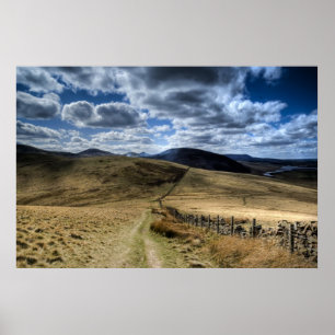 Pentland backar, Edinburgh Poster