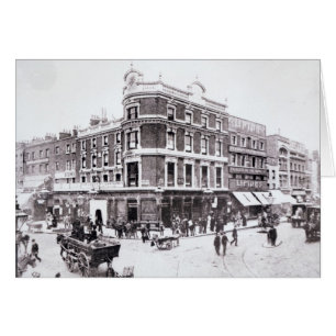 Pentonville Road scen, Islington, London Hälsningskort