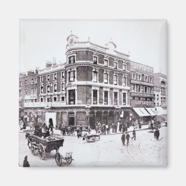 Pentonville Road scen, Islington, London Magnet (Framsidan)