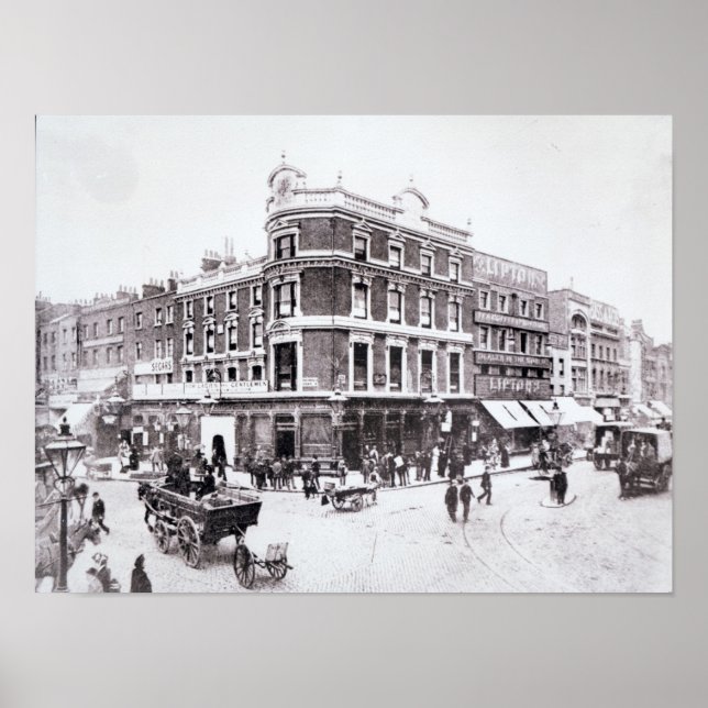 Pentonville Road scen, Islington, London Poster (Framsidan)