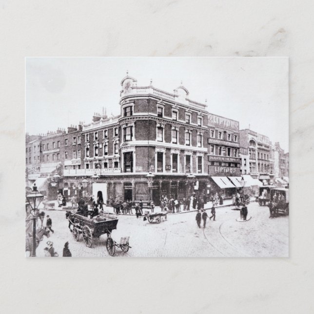 Pentonville Road scen, Islington, London Vykort (Framsida)