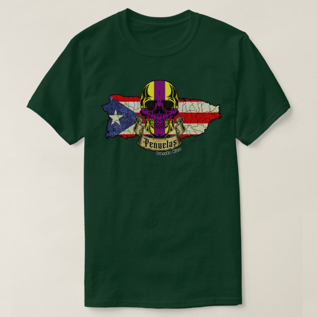 Penuelas Isla de Puerto Rico T Shirt (Design framsida)