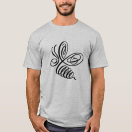 Penwork CalliGraphics Honungsbi T Shirt