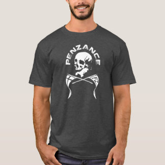 Penzance Cornwall skalle & CrossbonesT-tröja Tee Shirt