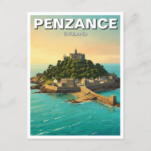 Penzance St Michael's Mount England Travel Vykort